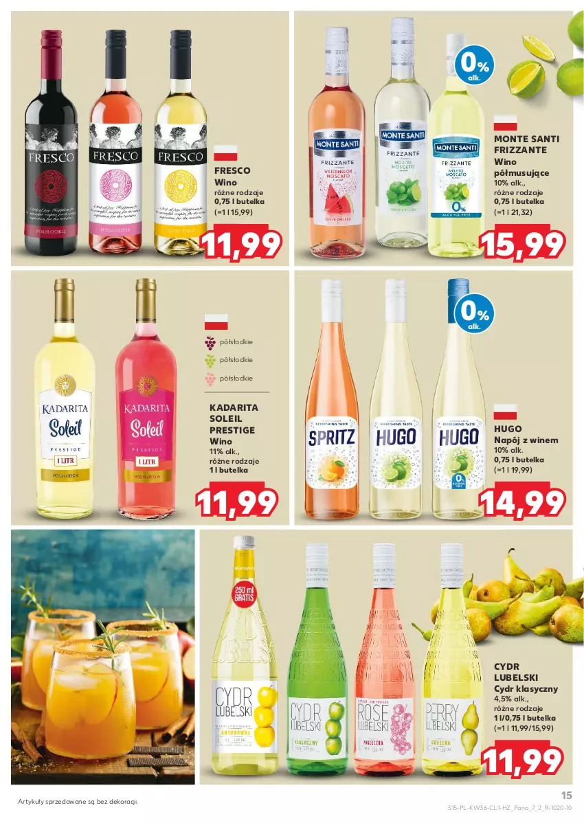 Gazetka promocyjna Kaufland - Barek Kauflandu - ważna 05.09 do 18.09.2024 - strona 15 - produkty: Fresco, Monte, Monte Santi, Mus, Napój, Wino