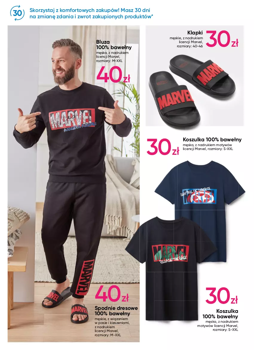 Gazetka promocyjna Pepco - Peter Cook - ważna 24.02 do 09.03.2022 - strona 8 - produkty: Bluza, Dres, Klapki, Kosz, Koszulka, Spodnie, Spodnie dresowe