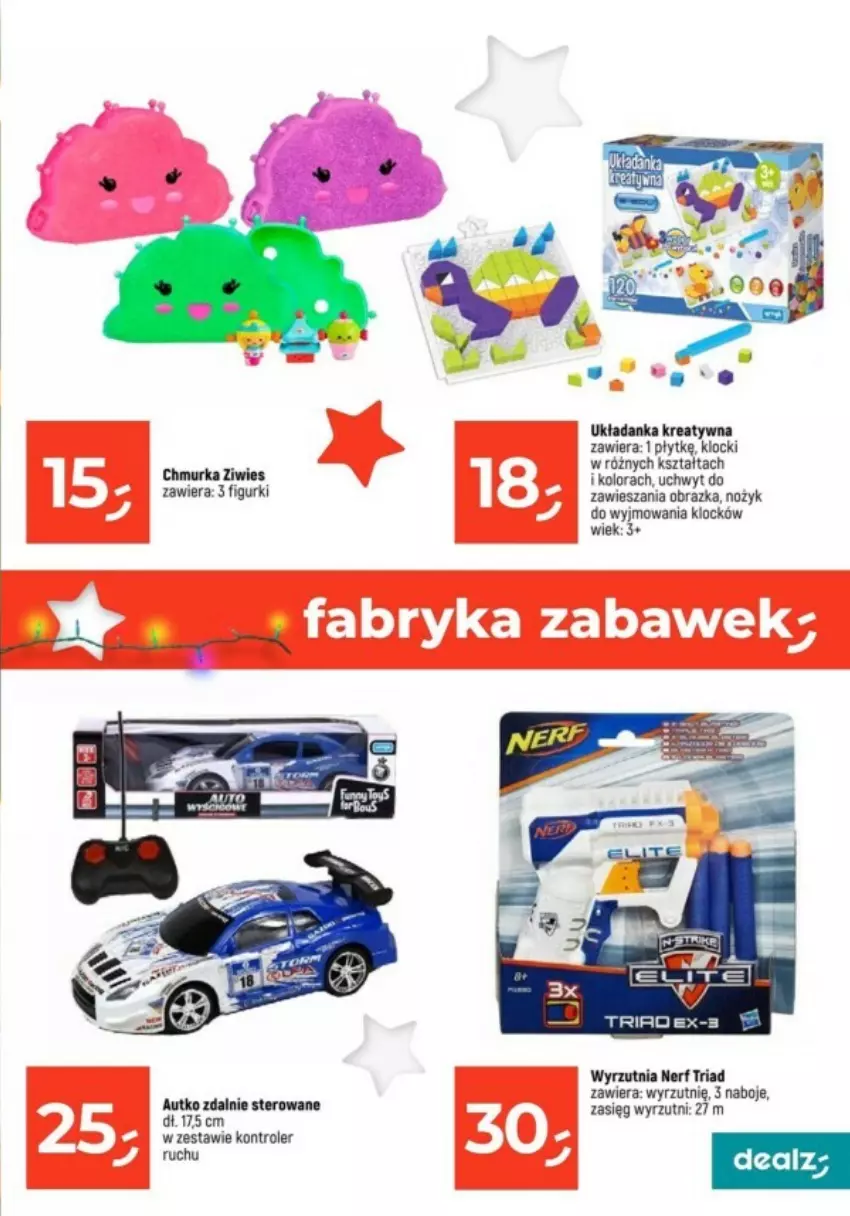 Gazetka promocyjna Dealz - ważna 09.11 do 15.11.2023 - strona 22 - produkty: Klocki, Kontroler, Nerf, Noż, Obraz, Układanka, Wyrzutnia