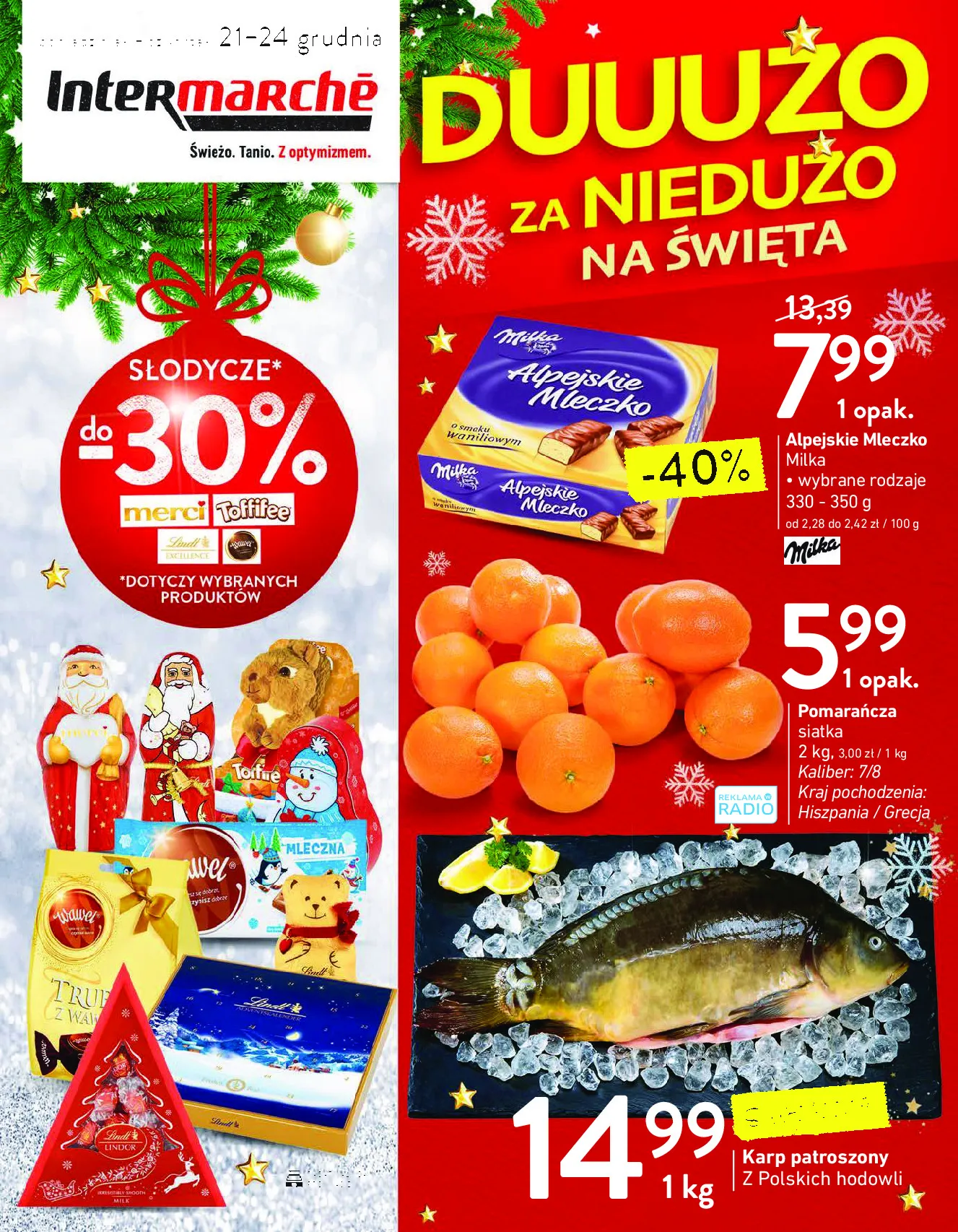 Gazetka promocyjna Intermarche - Wigilia - ważna 21.12 do 24.12.2020 - strona 1