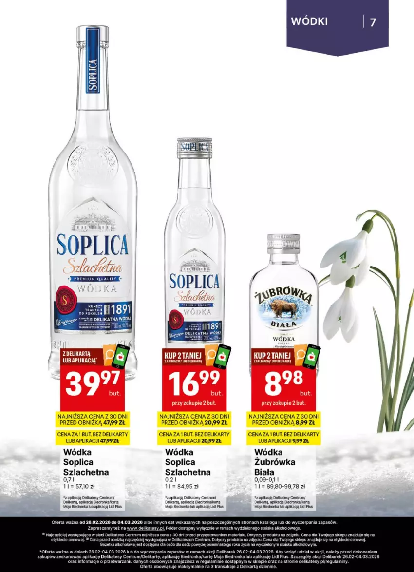 Gazetka promocyjna Delikatesy Centrum - Delibarek DC09 - ważna 26.02 do 04.03.2026 - strona 7 - produkty: Dron, Owoce, Rama, Rum, Soplica, Tran, Wódka