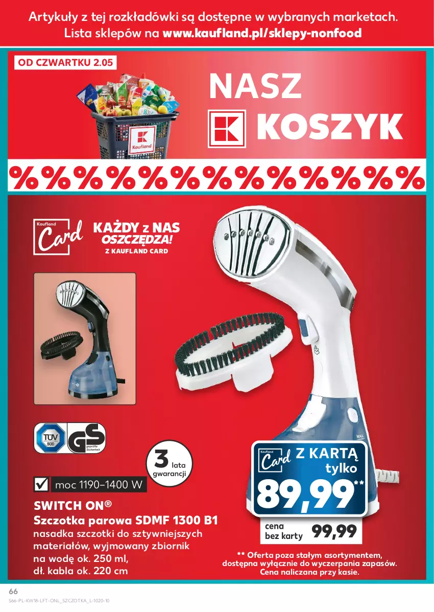 Gazetka promocyjna Kaufland - Gazetka tygodnia - ważna 02.05 do 08.05.2024 - strona 66 - produkty: Kosz, Szczotka