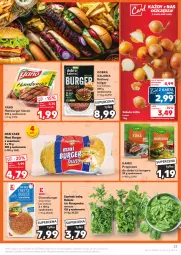 Gazetka promocyjna Kaufland - Gazetka tygodnia - Gazetka - ważna od 08.05 do 08.05.2024 - strona 23 - produkty: Cebula, Roszponka, Hamburger, Rukola, Stek, Sezam, Burger, Dan Cake, Kamis, Szpinak, Roślinny burger