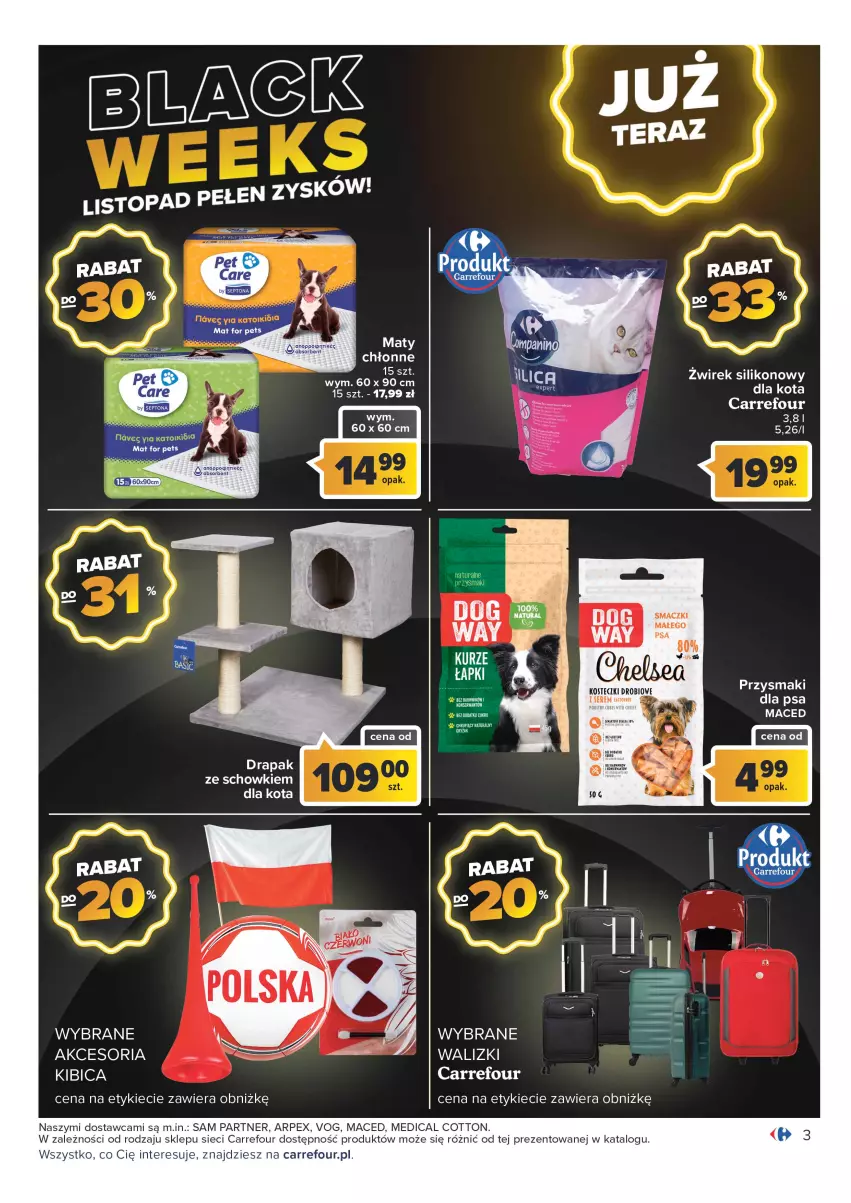 Gazetka promocyjna Carrefour - Gazetka Carrefour - ważna 22.11 do 03.12.2022 - strona 5 - produkty: BIC, Drapak, Gry, Przysmaki, Ser, Top