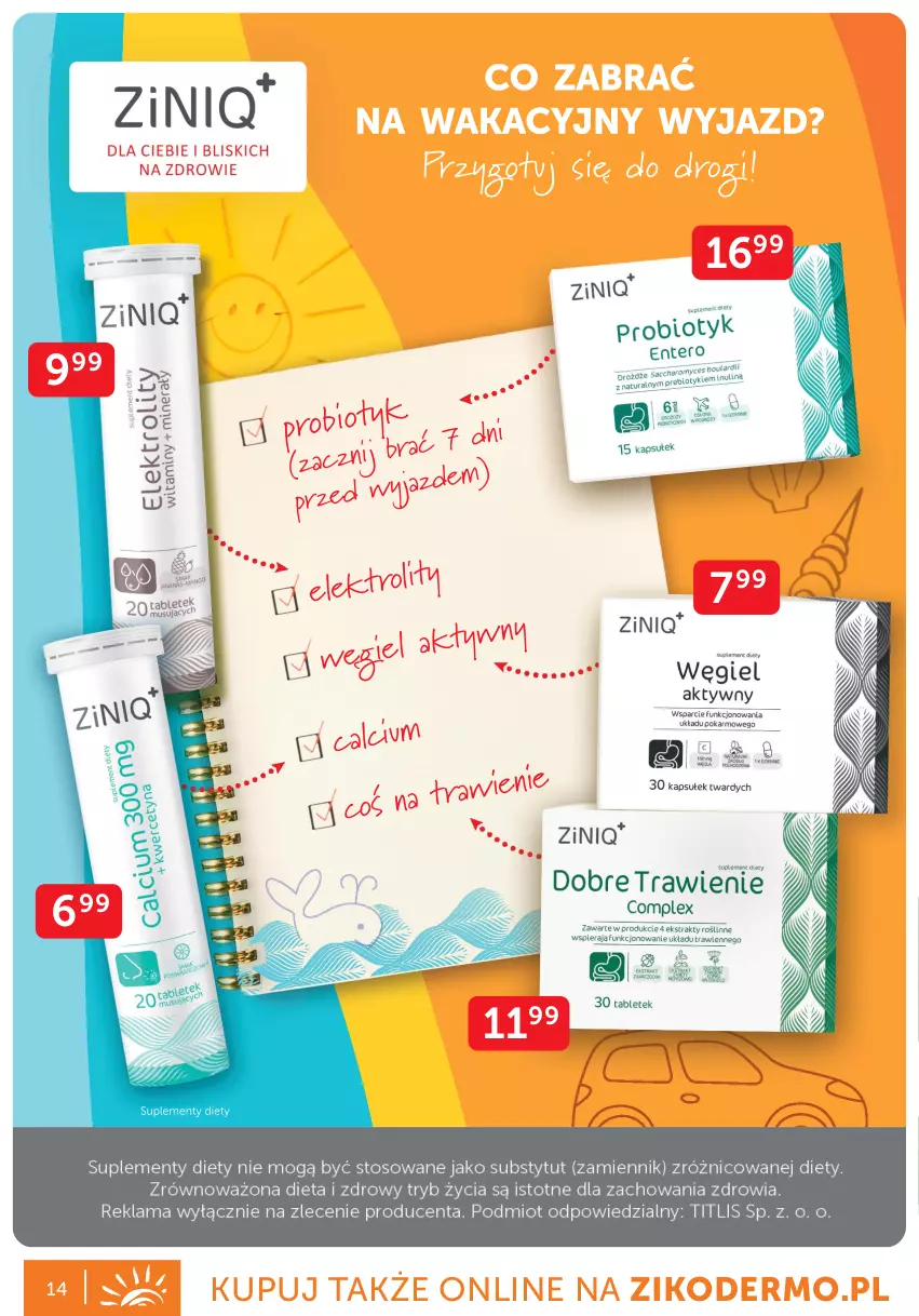 Gazetka promocyjna Ziko - Gazetka Ziko Dermo - ważna 29.05 do 30.06.2025 - strona 14 - produkty: Calcium