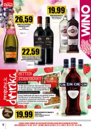 Gazetka promocyjna Topaz - Gazetka - Gazetka - ważna od 29.02 do 29.02.2024 - strona 8 - produkty: Mus, Vermouth, Chianti, Martini, Chia, Prosecco, Kieliszek, Wino