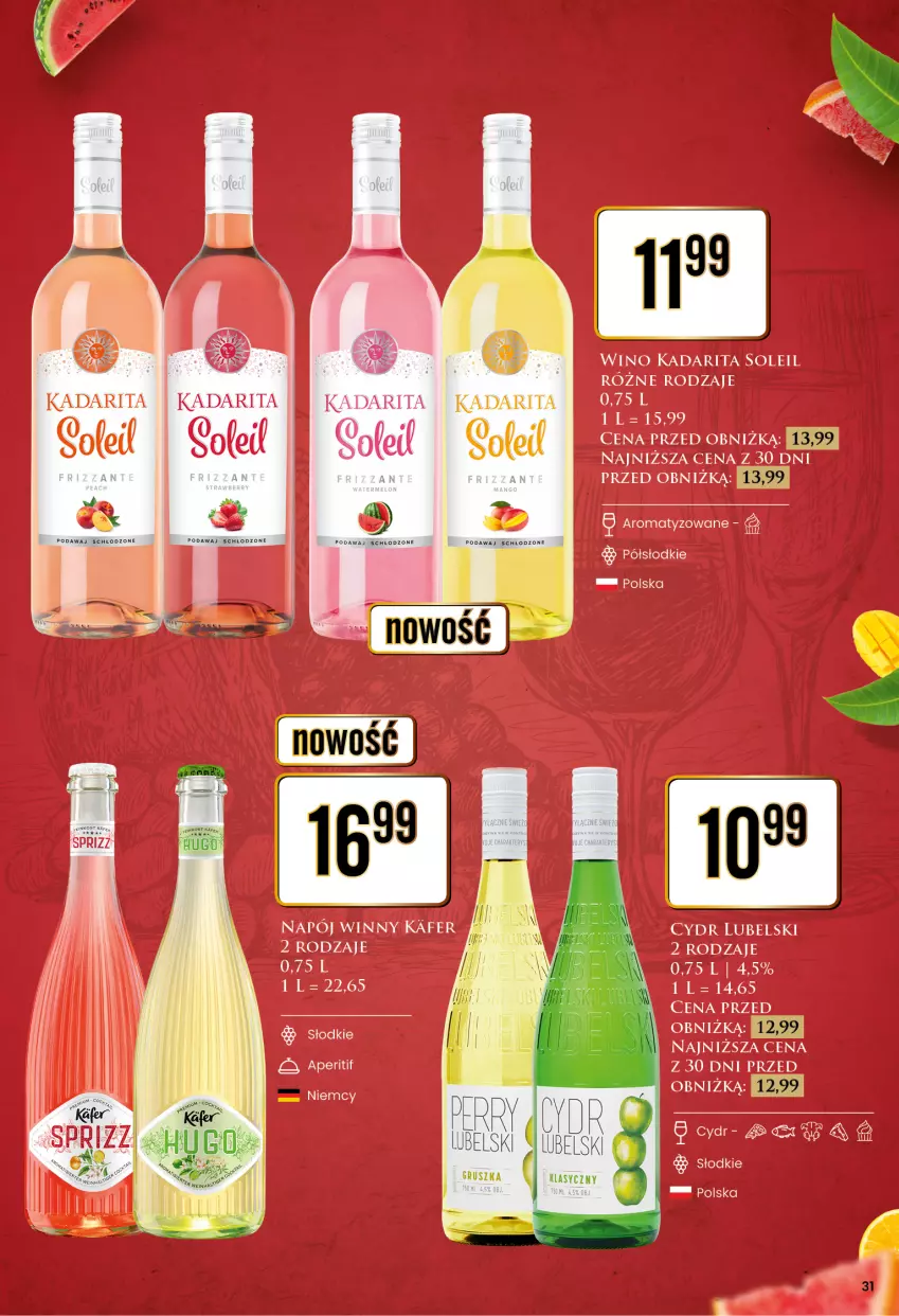 Gazetka promocyjna Dino - Katalog alkoholowy / marzec 2024 - ważna 25.03 do 30.03.2024 - strona 31 - produkty: Fa, Napój, Wino