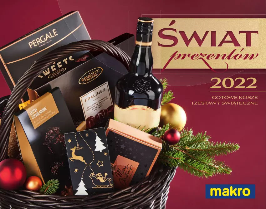 Gazetka promocyjna Makro - Świat prezentów - gotowe kosze i zestawy świąteczne - ważna 16.10 do 23.12.2022 - strona 1 - produkty: Kosz