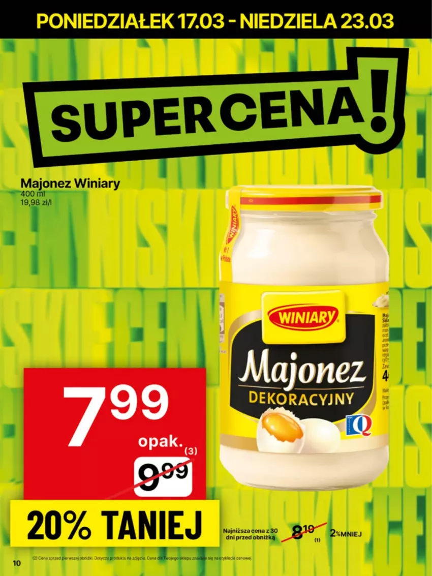 Gazetka promocyjna Delikatesy Centrum - NOWA GAZETKA Delikatesy Centrum od 17 marca! 17-23.03.2025 - ważna 17.03 do 23.03.2025 - strona 10 - produkty: Majonez, Winiary