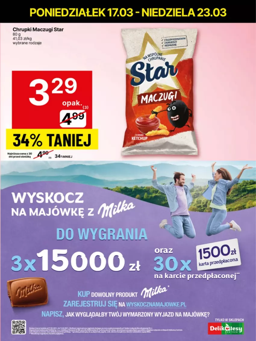 Gazetka promocyjna Delikatesy Centrum - NOWA GAZETKA Delikatesy Centrum od 17 marca! 17-23.03.2025 - ważna 17.03 do 23.03.2025 - strona 31 - produkty: Chrupki, Olej