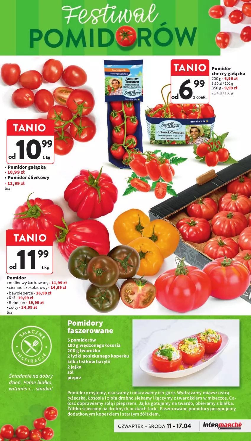 Gazetka promocyjna Intermarche - Gazetka Intermarche - ważna 11.04 do 17.04.2024 - strona 15 - produkty: Bazyl, Fa, Lion, Pieprz, Pomidory, Ser, Sól, Sos