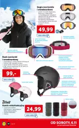 Gazetka promocyjna Lidl - GAZETKA - Gazetka - ważna od 07.11 do 07.11.2021 - strona 40 - produkty: Piec, Snowboard, Top, Słuchawki, Kask narciarski, Kask, Pasek, Fa