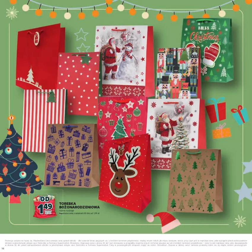 Gazetka promocyjna Stokrotka - Katalog Mikołajki! - ważna 20.11 do 10.12.2025 - strona 16 - produkty: Mięso, Owoce, Torebka, Warzywa