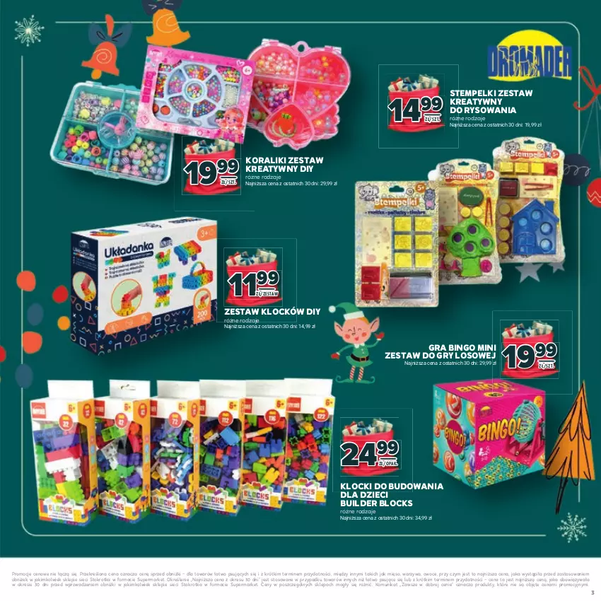 Gazetka promocyjna Stokrotka - Katalog Mikołajki! - ważna 20.11 do 10.12.2025 - strona 3 - produkty: Dzieci, Gra, Gry, Klocki, Mięso, Owoce, Warzywa