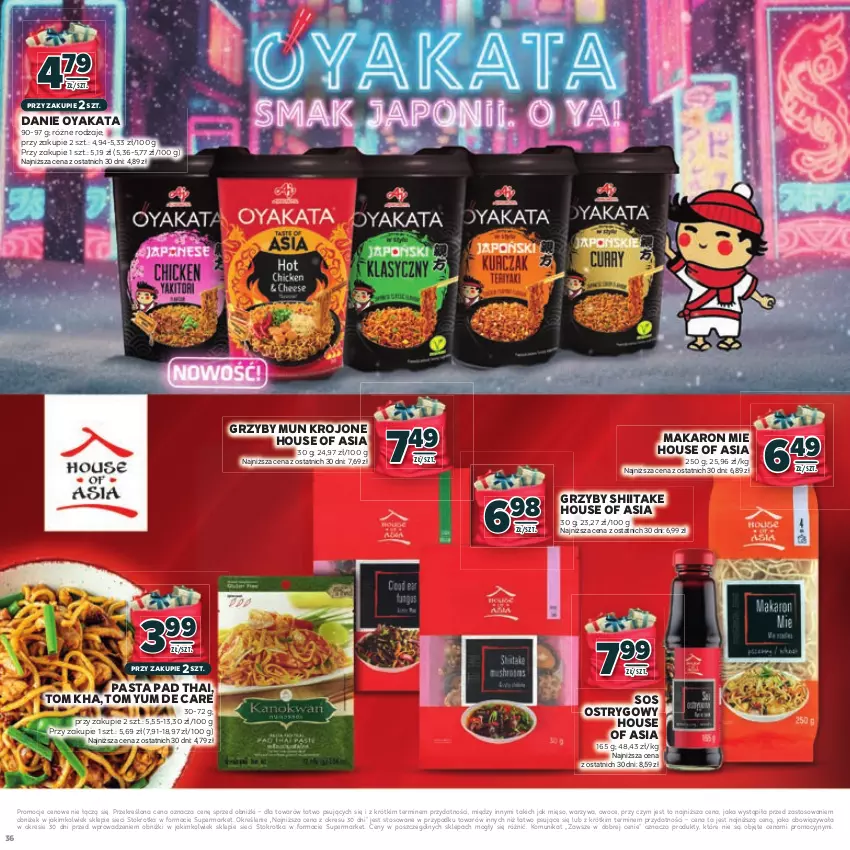 Gazetka promocyjna Stokrotka - Katalog Mikołajki! - ważna 20.11 do 10.12.2025 - strona 36 - produkty: Grzyby, Grzyby mun, Grzyby shiitake, House of Asia, Makaron, Mięso, Owoce, Sos, Sos ostrygowy, Warzywa