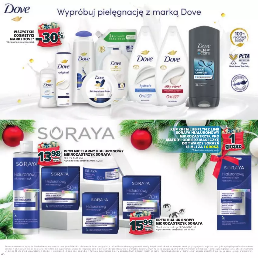 Gazetka promocyjna Stokrotka - Katalog Mikołajki! - ważna 20.11 do 10.12.2025 - strona 60 - produkty: Dove, Mięso, Owoce, Płyn micelarny, Warzywa