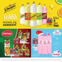 Gazetka promocyjna Stokrotka - Katalog Mikołajki! - Gazetka - ważna od 10.12 do 10.12.2025 - strona 57 - produkty: Warzywa, Mus, Fortuna, Schweppes, Owoce, Woda, Napój, Mięso, Nektar