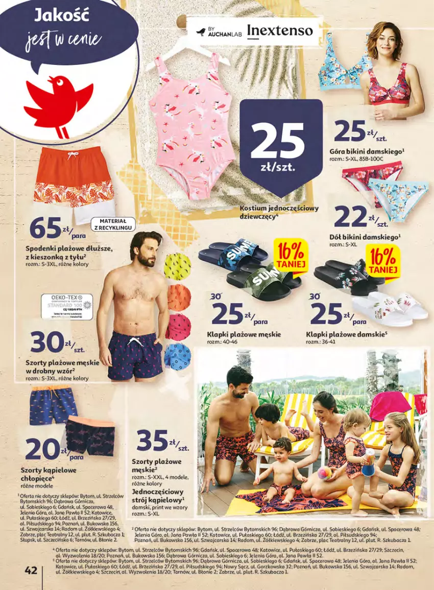 Gazetka promocyjna Auchan - Udane grillowanie jest w cenie Hipermarkety - ważna 19.05 do 28.05.2022 - strona 42 - produkty: Acer, Bikini, Cars, Fa, Gry, Klapki, Kostium, LG, Szorty