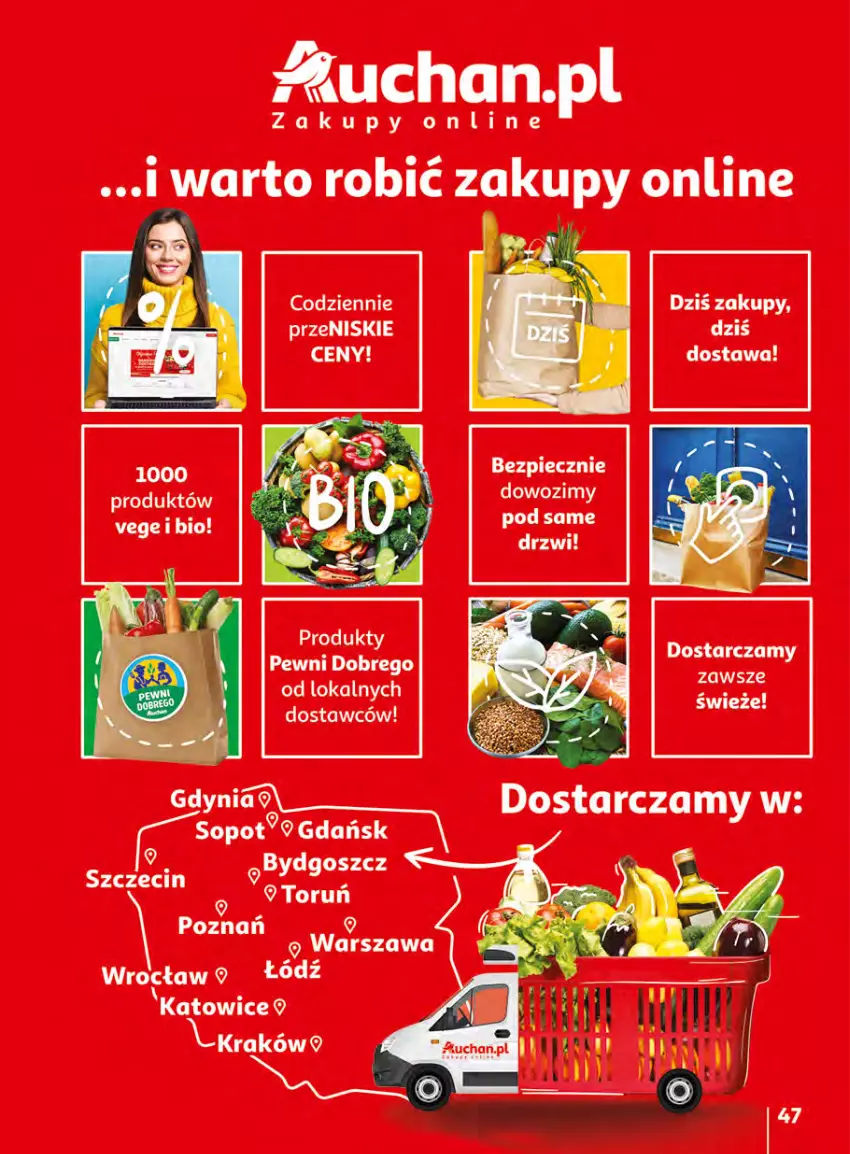 Gazetka promocyjna Auchan - Udane grillowanie jest w cenie Hipermarkety - ważna 19.05 do 28.05.2022 - strona 47 - produkty: Drzwi