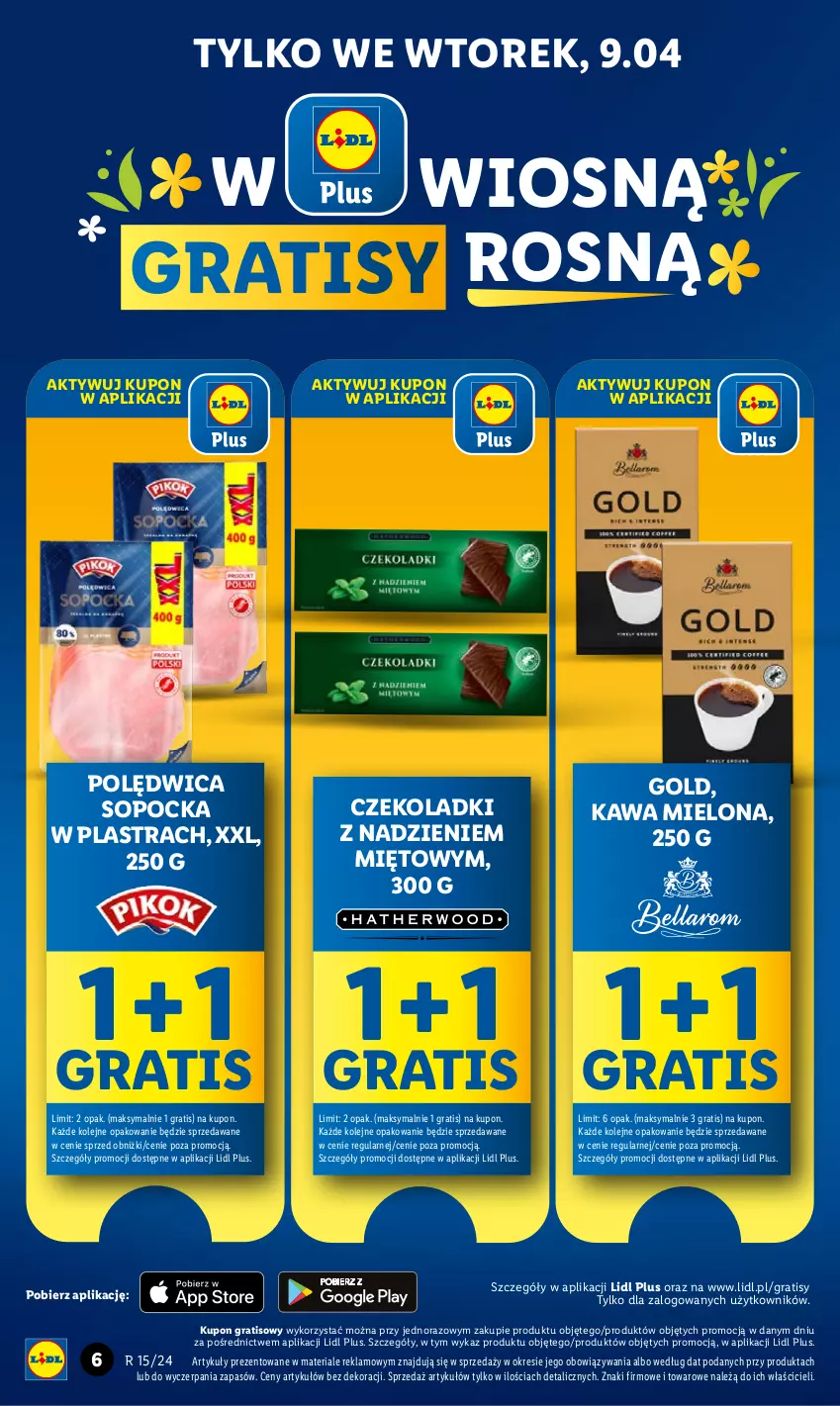 Gazetka promocyjna Lidl - GAZETKA - ważna 08.04 do 10.04.2024 - strona 6 - produkty: Gra, Kawa, Kawa mielona, Olej, Polędwica