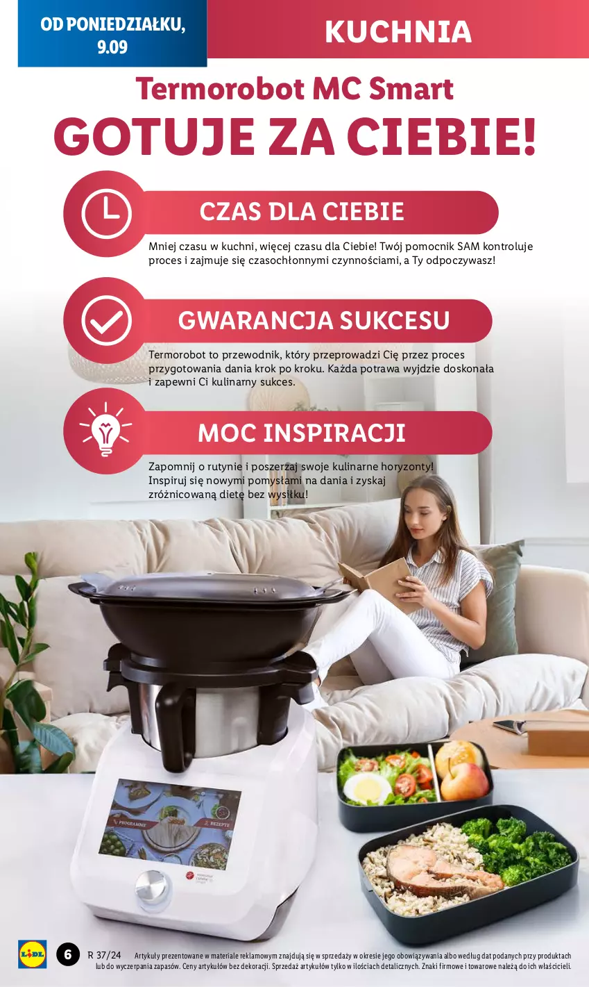 Gazetka promocyjna Lidl - GAZETKA - ważna 09.09 do 14.09.2024 - strona 8 - produkty: Kuchnia, Przewodnik, Robot