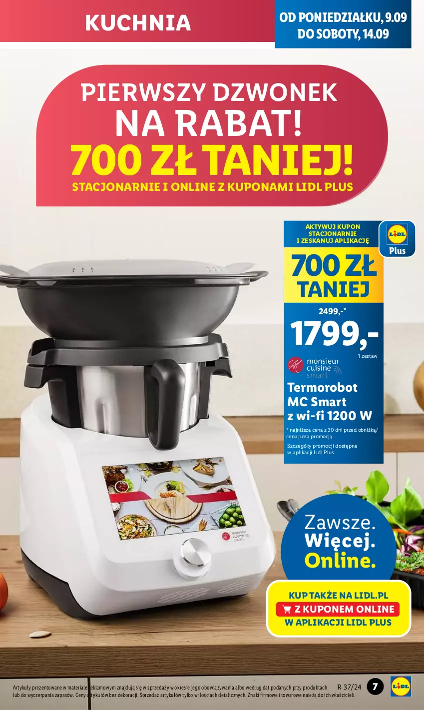 Gazetka promocyjna Lidl - GAZETKA - ważna 09.09 do 14.09.2024 - strona 9 - produkty: Dzwonek, Kuchnia, Robot