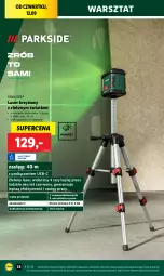 Gazetka promocyjna Lidl - GAZETKA - Gazetka - ważna od 14.09 do 14.09.2024 - strona 34 - produkty: Parkside, Ser, Mop, Laser krzyżowy, Akumulator