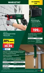 Gazetka promocyjna Lidl - GAZETKA - Gazetka - ważna od 14.09 do 14.09.2024 - strona 35 - produkty: Parkside, Lampa robocza LED, Rum, Gra, Przewód, Wiertarka, Walizka, Tarka, Młot, Młotowiertarka, Lampa, Akumulator