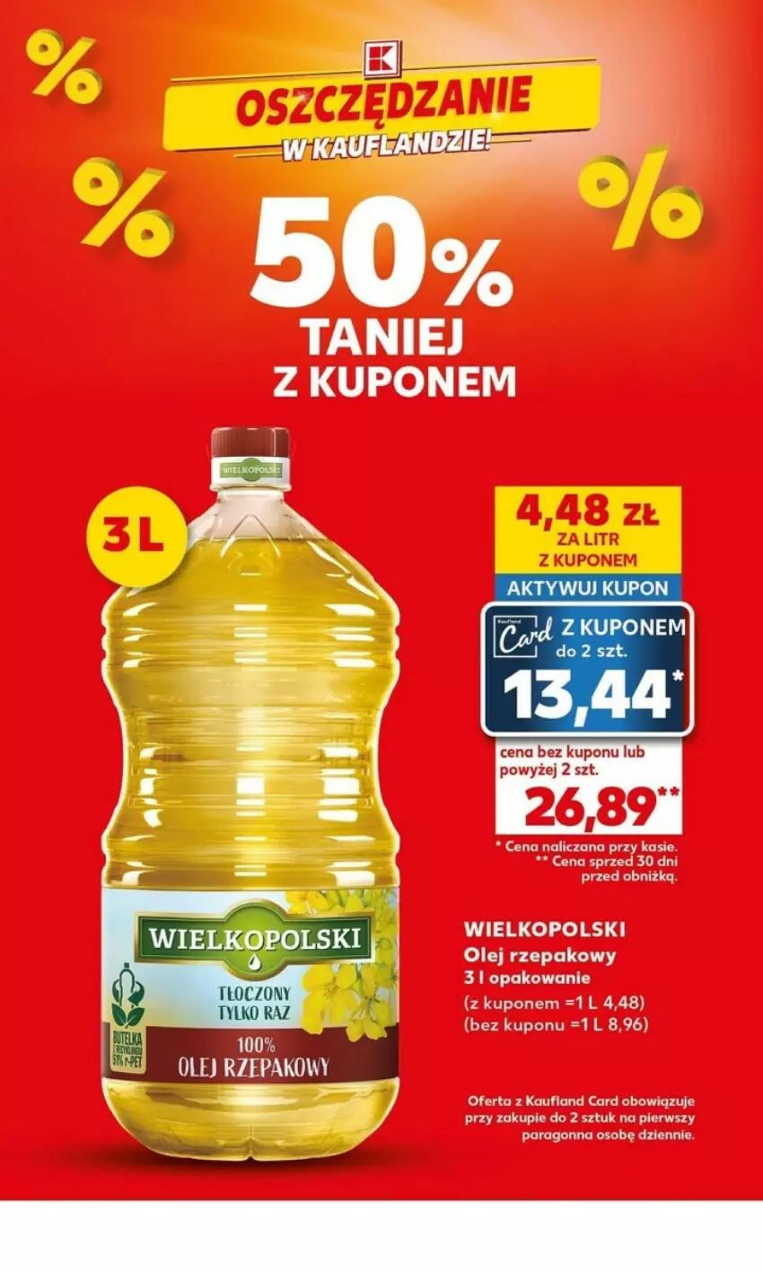 Gazetka promocyjna Kaufland - ważna 06.11 do 07.11.2023 - strona 12 - produkty: Olej, Olej rzepakowy, Top