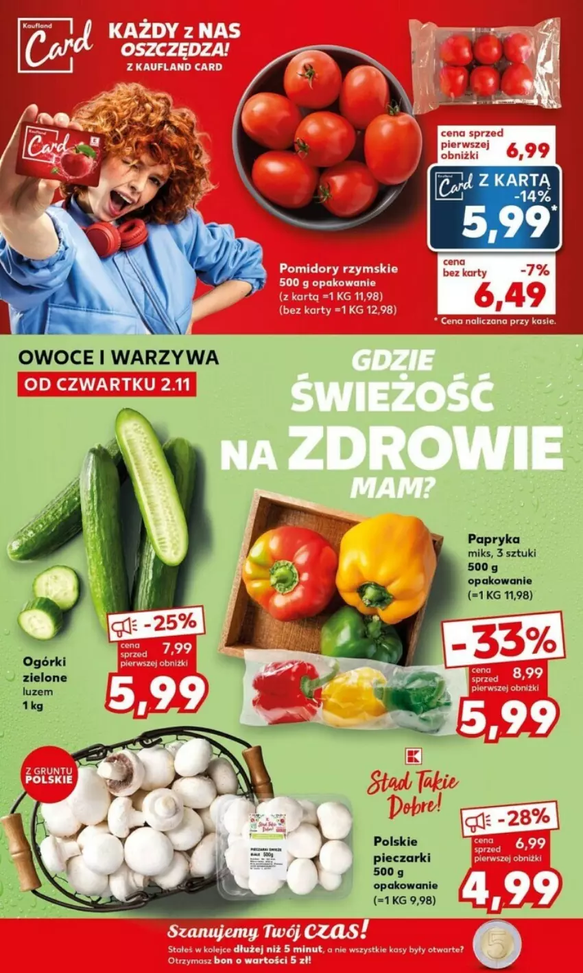 Gazetka promocyjna Kaufland - ważna 06.11 do 07.11.2023 - strona 2 - produkty: Owoce, Papryka, Piec, Warzywa