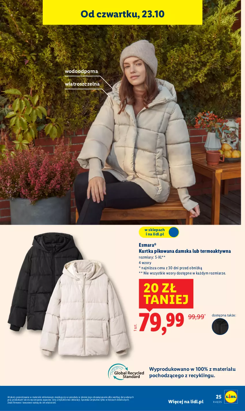 Gazetka promocyjna Lidl - GAZETKA - ważna 20.10 do 25.10.2025 - strona 29 - produkty: Kurtka, Por