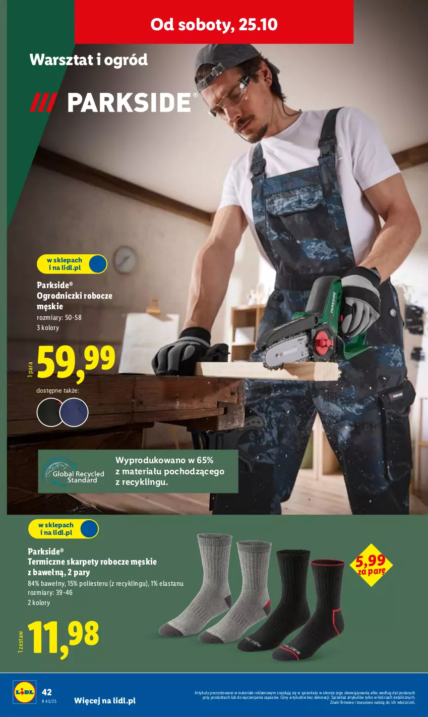 Gazetka promocyjna Lidl - GAZETKA - ważna 20.10 do 25.10.2025 - strona 46 - produkty: Karp, Ogród, Parkside