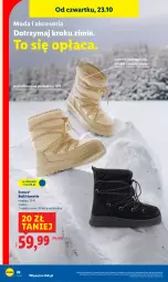 Gazetka promocyjna Lidl - GAZETKA - Gazetka - ważna od 25.10 do 25.10.2025 - strona 30 - produkty: Moda, Botki