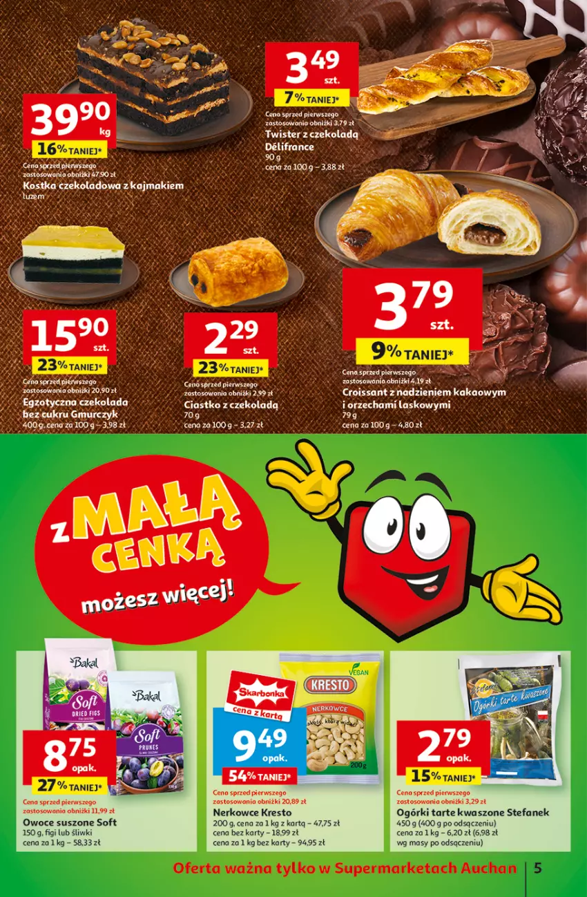 Gazetka promocyjna Auchan - Gazetka Pewność Niskich Cen Hipermarket - ważna 13.03 do 19.03.2025 - strona 7 - produkty: Croissant, Fa, Figi, Kakao, Owoce, Owoce suszone