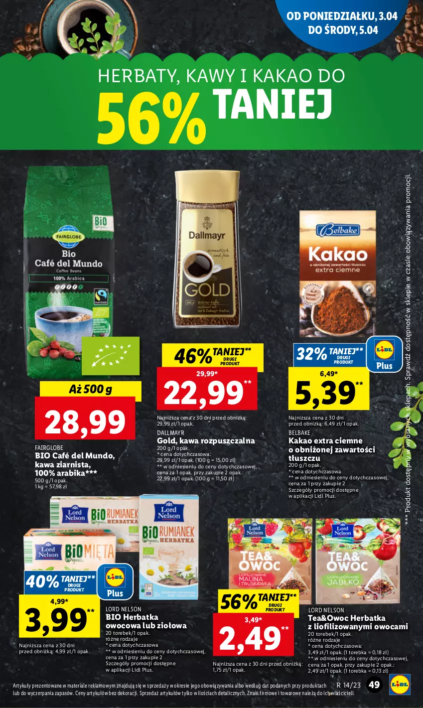 Gazetka promocyjna Lidl - GAZETKA - ważna 03.04 do 05.04.2023 - strona 55 - produkty: Dallmayr, Fa, Kakao, Kawa, Kawa rozpuszczalna, Kawa ziarnista, Torebka