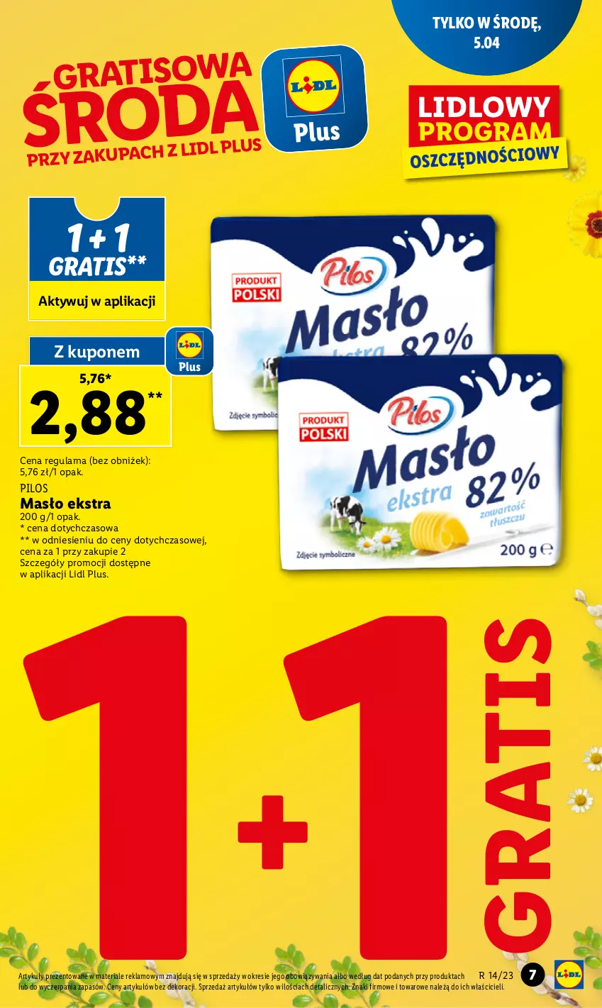 Gazetka promocyjna Lidl - GAZETKA - ważna 03.04 do 05.04.2023 - strona 7 - produkty: Gra, Masło, Pilos