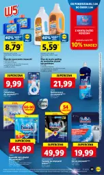 Gazetka promocyjna Lidl - GAZETKA - Gazetka - ważna od 05.04 do 05.04.2023 - strona 69 - produkty: Sól, Finish, Płyn do mycia podłóg, Tablet, Odświeżacz do zmywarki, Płyn do mycia, Chleb, Zmywarki, Tabletki do zmywarki