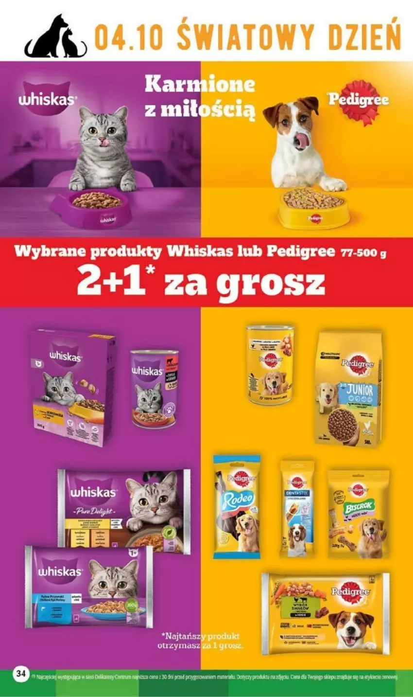 Gazetka promocyjna Delikatesy Centrum - ważna 28.09 do 08.10.2023 - strona 28 - produkty: Pedigree, Whiskas