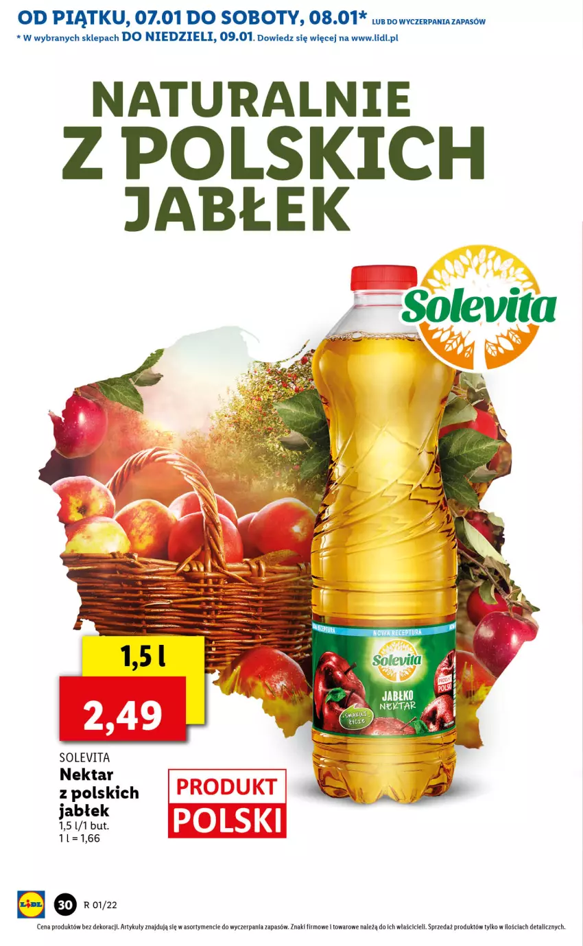 Gazetka promocyjna Lidl - GAZETKA - ważna 07.01 do 09.01.2022 - strona 30 - produkty: Nektar