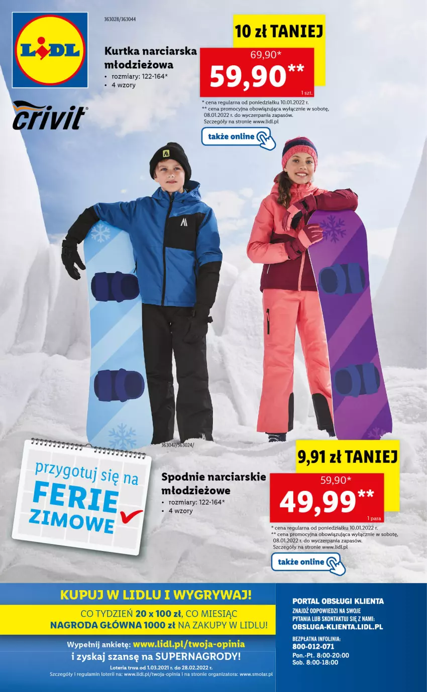 Gazetka promocyjna Lidl - GAZETKA - ważna 07.01 do 09.01.2022 - strona 48 - produkty: Kurtka, Spodnie