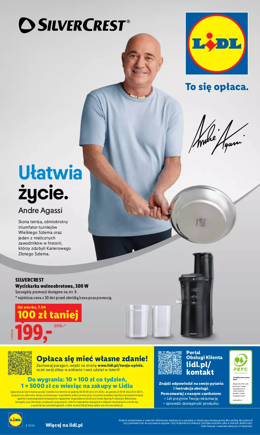 Gazetka promocyjna Lidl - Katalog ważny od 7.04 - ważna 07.04 do 11.04.2026 - strona 56 - produkty: Fa, Gra, Laur, Mola, Papier, Por, Portal, Silvercrest, Wyciskarka, Wyciskarka wolnoobrotowa