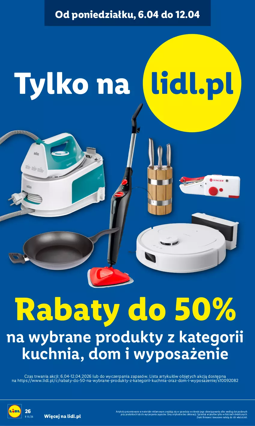 Gazetka promocyjna Lidl - Katalog ważny od 7.04 - ważna 07.04 do 11.04.2026 - strona 6 - produkty: Kuchnia