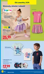 Gazetka promocyjna Lidl - Katalog ważny od 7.04 - Gazetka - ważna od 11.04 do 11.04.2026 - strona 28 - produkty: Kosz, T-shirt, Koszulka, Dzieci