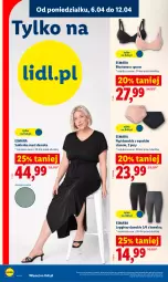 Gazetka promocyjna Lidl - Katalog ważny od 7.04 - Gazetka - ważna od 11.04 do 11.04.2026 - strona 34 - produkty: Sok, Gin, Acer, Biustonosz, Legginsy, Figi, Sukienka