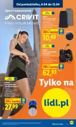 Gazetka promocyjna Lidl - Katalog ważny od 7.04 - Gazetka - ważna od 11.04 do 11.04.2026 - strona 35 - produkty: Top, Por, Szorty, Plecak, Kamizelka, Sport