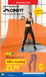 Gazetka promocyjna Lidl - Katalog ważny od 7.04 - Gazetka - ważna od 11.04 do 11.04.2026 - strona 4 - produkty: Sok, Por, Gin, Sport, Legginsy