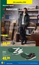 Gazetka promocyjna Lidl - Katalog ważny od 7.04 - Gazetka - ważna od 11.04 do 11.04.2026 - strona 50 - produkty: Parkside, Sneakersy, LANA, Spodnie, Ogród