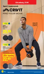 Gazetka promocyjna Lidl - Katalog ważny od 7.04 - Gazetka - ważna od 11.04 do 11.04.2026 - strona 54 - produkty: Por, Dres, Sport, Spodnie, Bluza, Spodnie dresowe