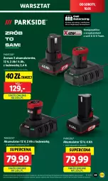 Gazetka promocyjna Lidl - GAZETKA - Gazetka - ważna od 10.05 do 10.05.2025 - strona 53 - produkty: Parkside, Ser, Akumulator