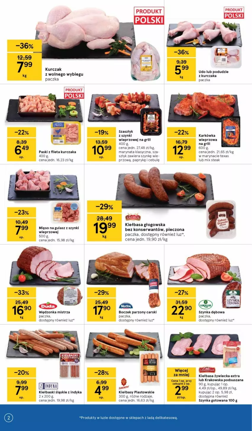 Gazetka promocyjna Tesco - Tesco gazetka - przyszły tydzień - ważna 05.08 do 11.08.2021 - strona 2 - produkty: Boczek, Cars, Grill, Kiełbasa, Kiełbasa głogowska, Kurczak, Piast, Piec, Ser, Szynka